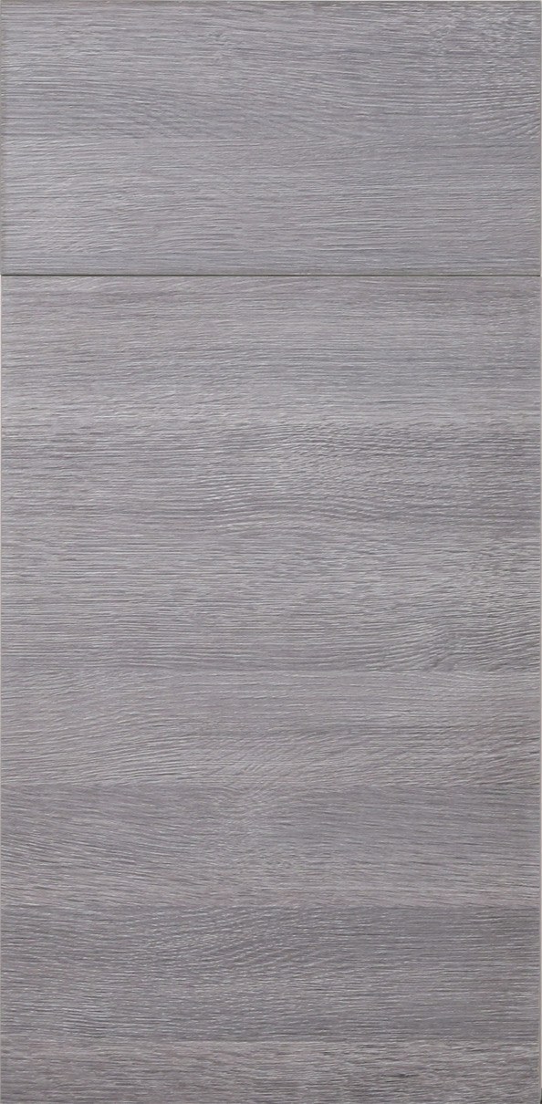 Grey Wood flat panel cabinet door